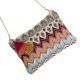 Multicolor Handcrafted Beaded Cotton Sling  Side Bag For Women 